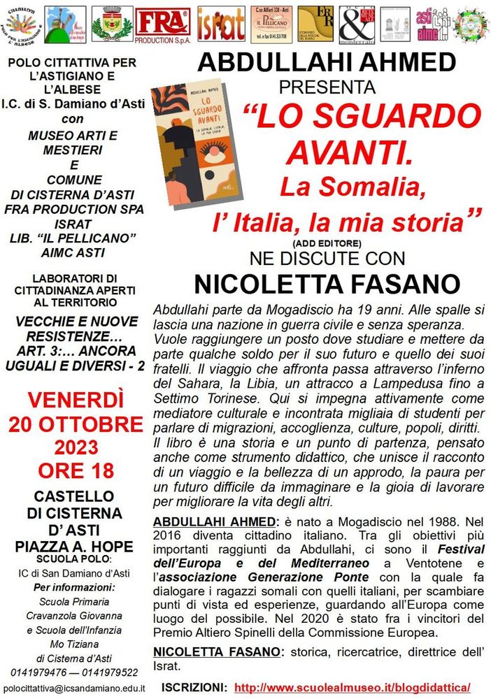 Al Castello di Cisterna Abdullahi Ahmed indaga il rapporto tra Somalia e Italia