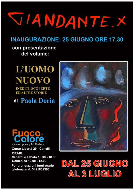 Fuoco e Colore: a Canelli arriva la mostra d’arte monografica su Giandante X