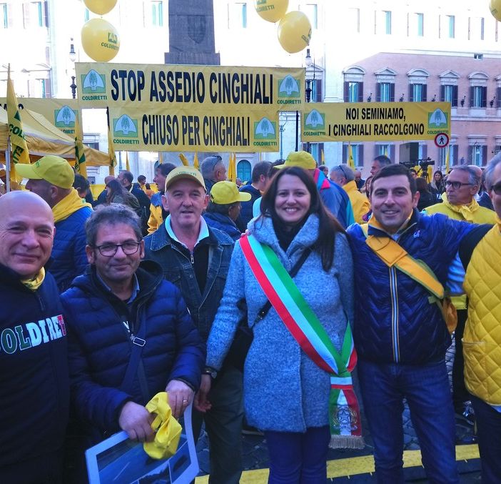 Anche Coldiretti Asti manifesta a Roma contro l’invasione degli animali selvatici