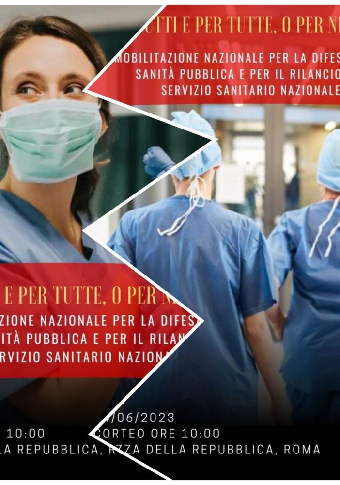 Sanità: manifestazione nazionale della Cgil, a Roma, in difesa del diritto alla salute  [VIDEOINTERVISTA]
