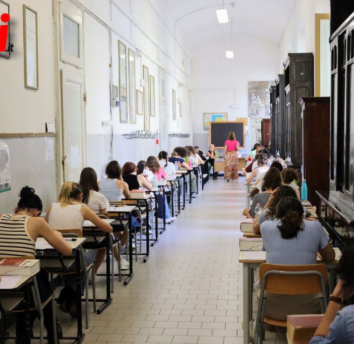 Un'immagine della Maturità 2023 ad Asti (Merphefoto)