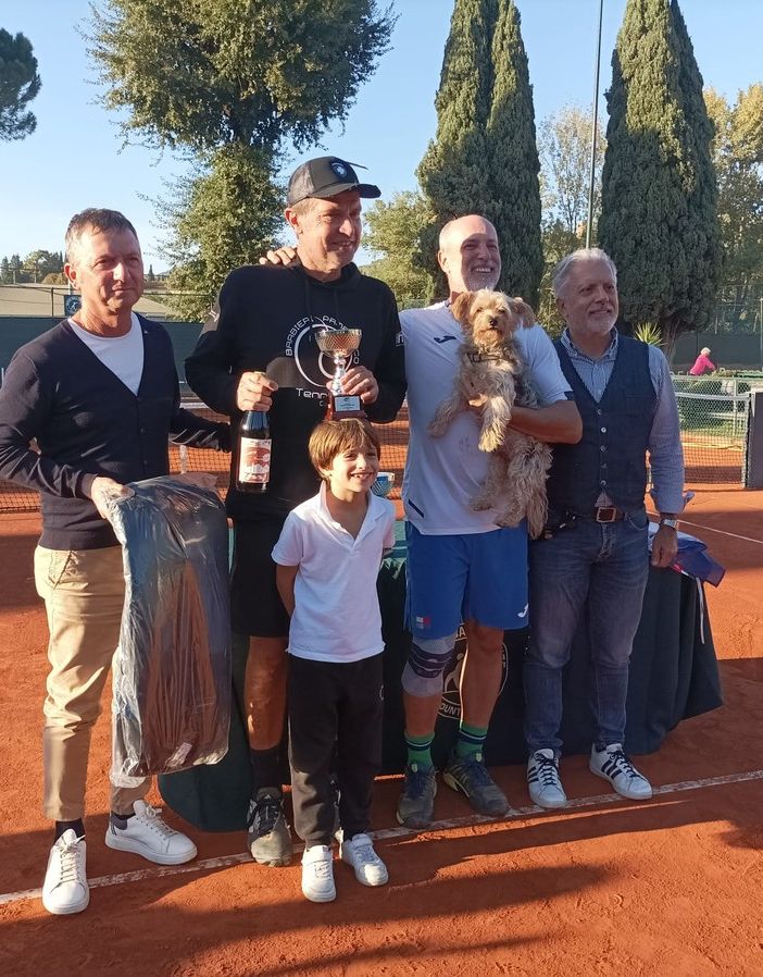 Tennis: L'astigiano Mauro Gerbi trionfa a Firenze con il Master Senior Finals
