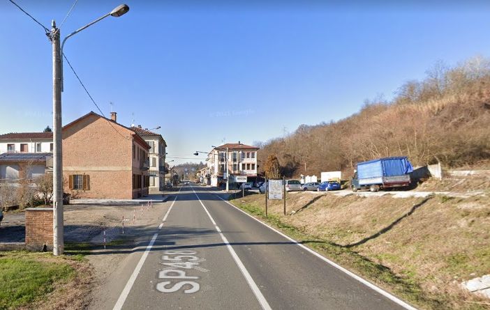 Il tratto di strada incriminato