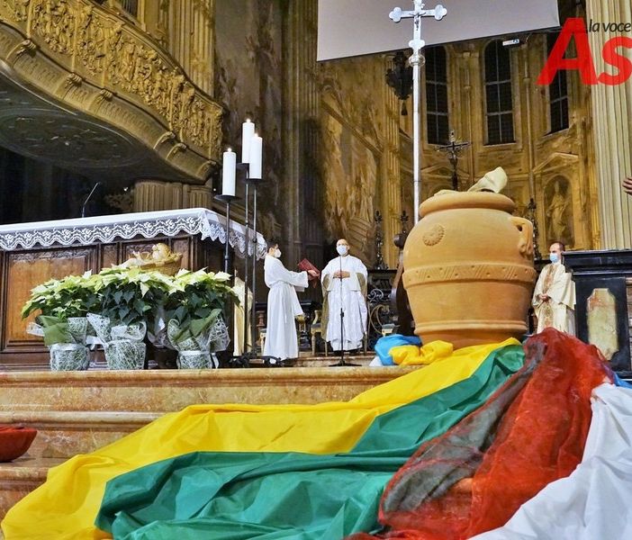 Foto tratta dalla Messa dei popoli ad Asti il 6 gennaio 2021