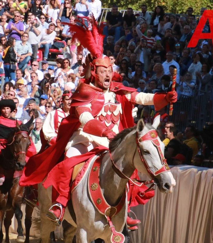 Il capitano del Palio di Asti, Michele Gandolfo
