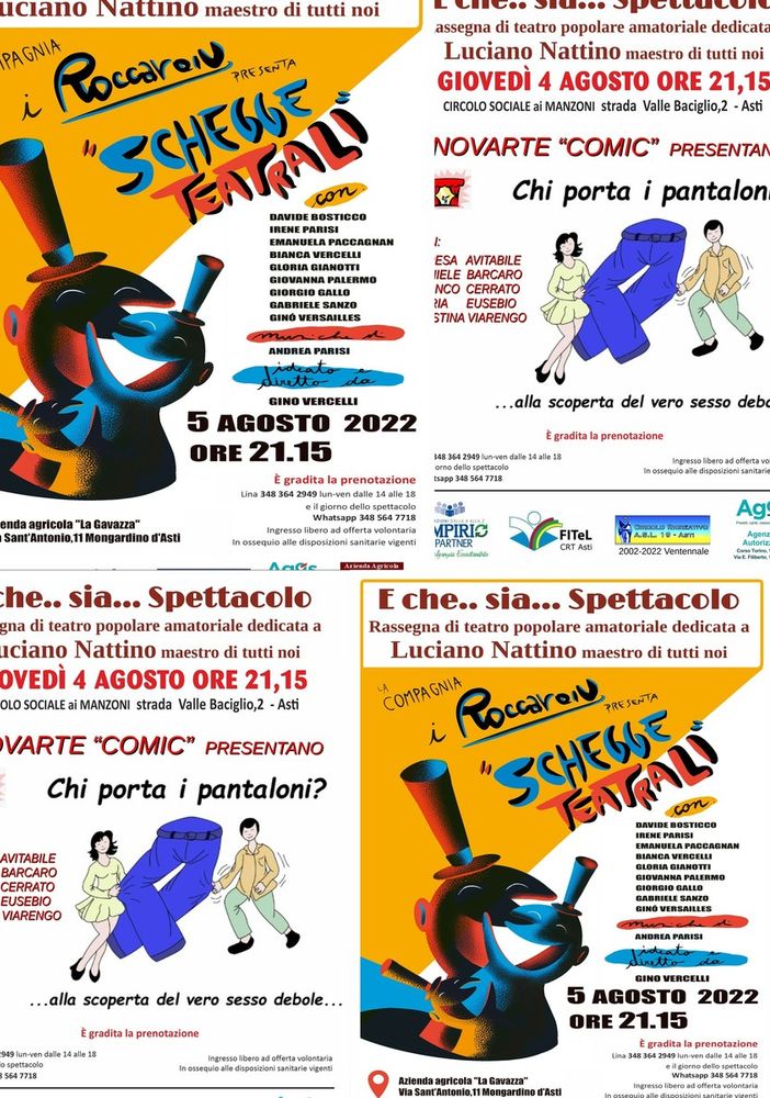 La rassegna teatrale 'E che sia... Spettacolo', si avvia verso la conclusione