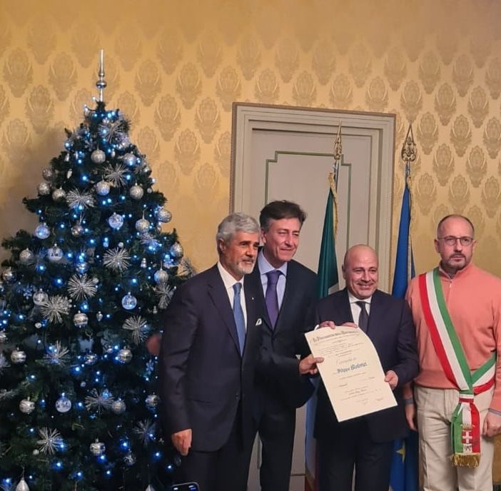 Il presidente del Consorzio Barbera, Filippo Mobrici, nominato Cavaliere dell'Ordine al Merito della Repubblica