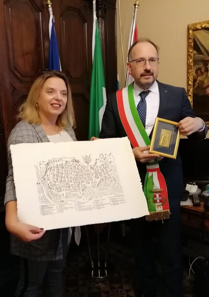 Ricevuta in Comune la capo struttura dell'Ufficio Cultura e Manifestazioni della Città di Mogilev