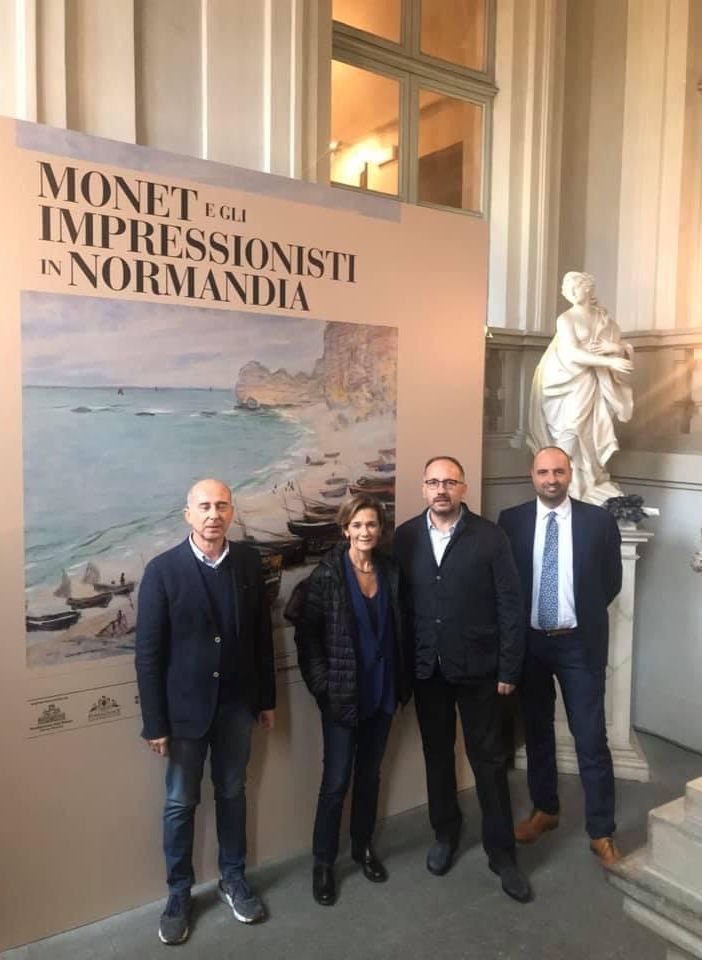 Il sottosegretario Bonaccorsi in visita alla mostra &quot;Monet e gli impressionisti in Normandia&quot;