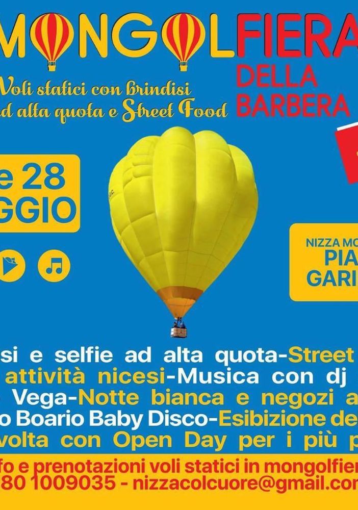 La locandina della manifestazione nicese