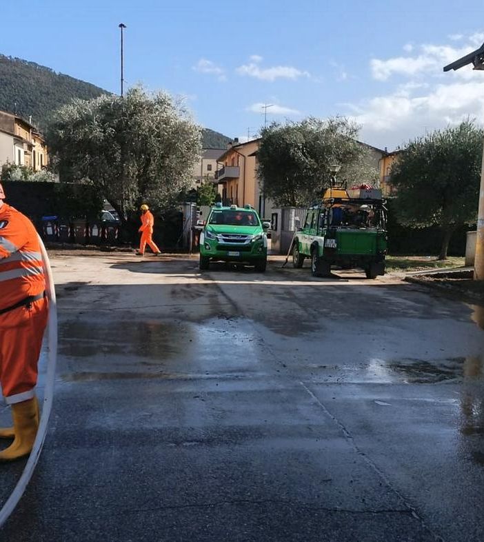 Alluvione Toscana: la colonna mobile della Protezione civile del Piemonte operativa a Montemurlo