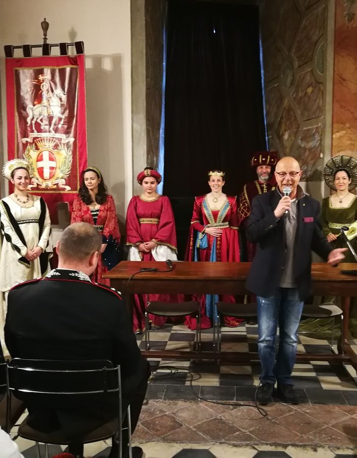 L'inaugurazione con l'assessore G. Imerito