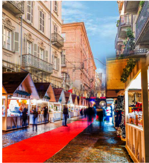 La bozza del mercatino ad Asti