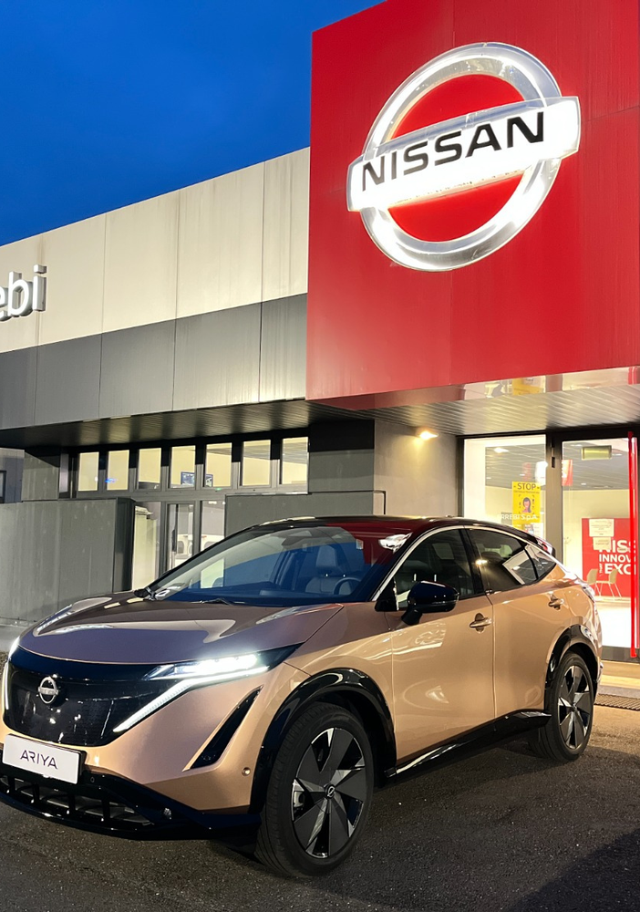 Presentazione astigiana per la Nissan Ariya, suv 100% elettrico
