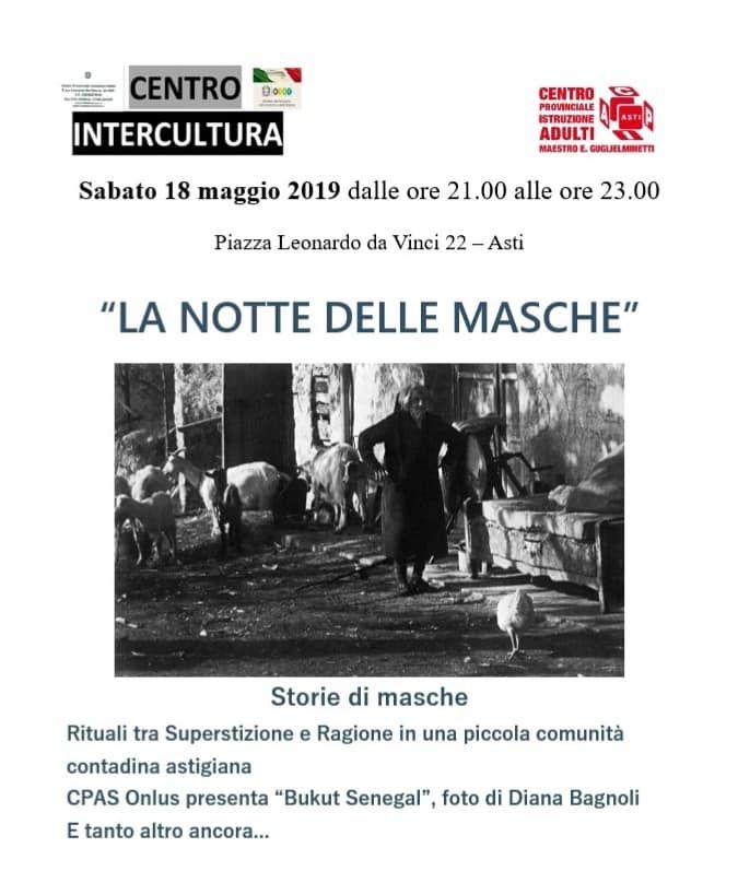 Notte delle Masche al CPIA Eugenio Guglielminetti