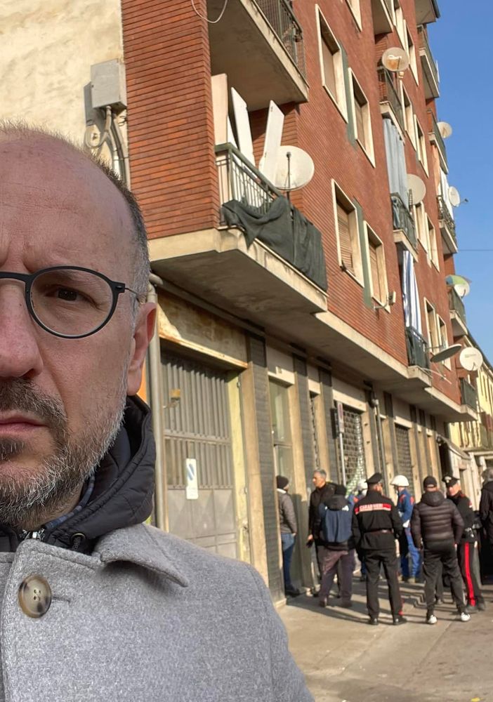 La foto pubblicata sui social dal sindaco Rasero