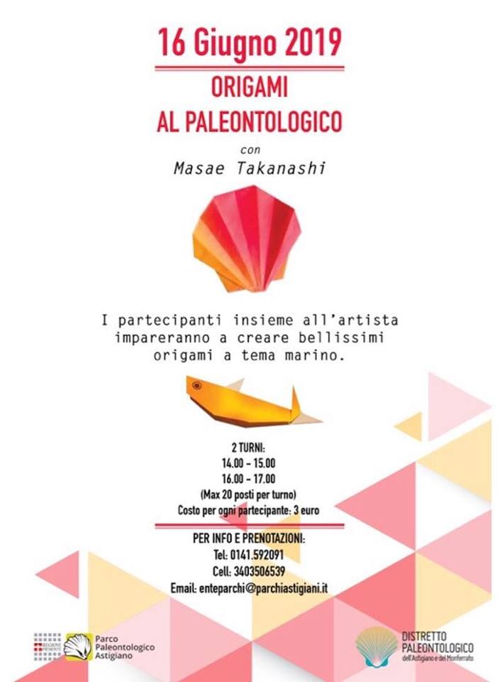 Oggi ad Asti &quot;Origami al Paleontologico&quot;