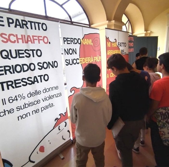 Studenti alla Biblioteca Monticone di Canelli