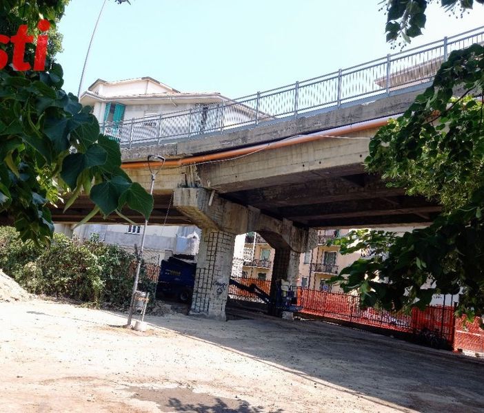 Un'immagine d'archivio del cantiere del Giolitti