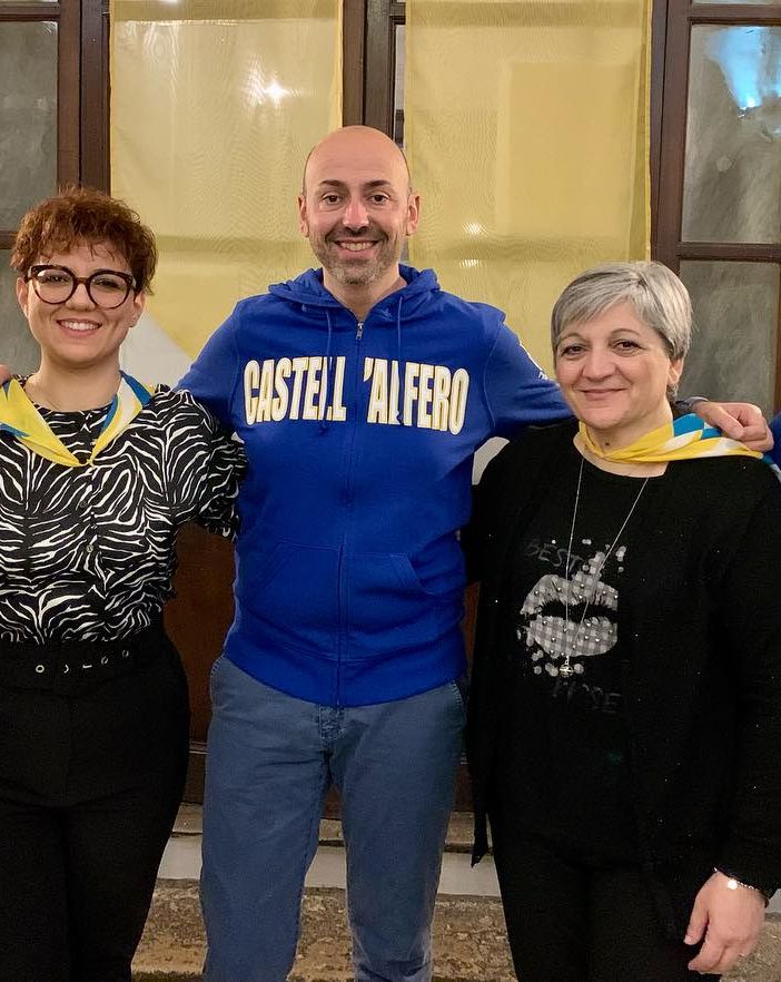 Palio, a Castell'Alfero Fabrizio D'Agostino rettore