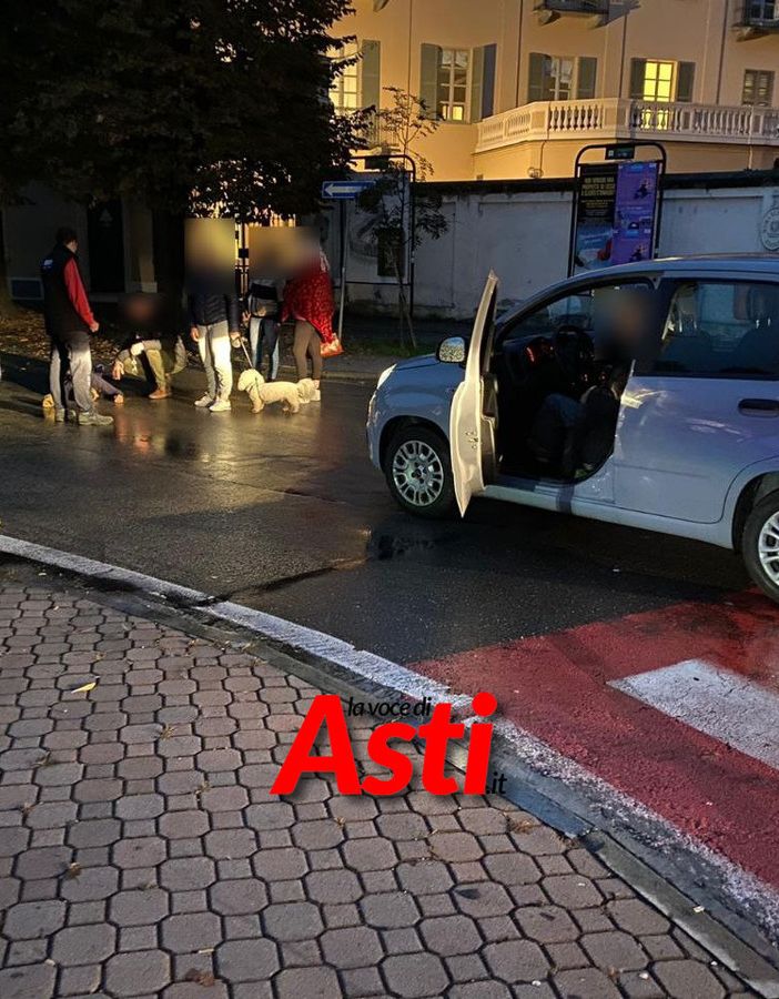 Il momento dell'incidente (foto Claudio Russo)