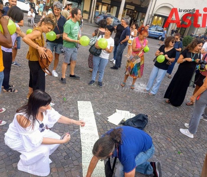Un momento della manifestazione dello scorso sabato. Ph Merfephoto