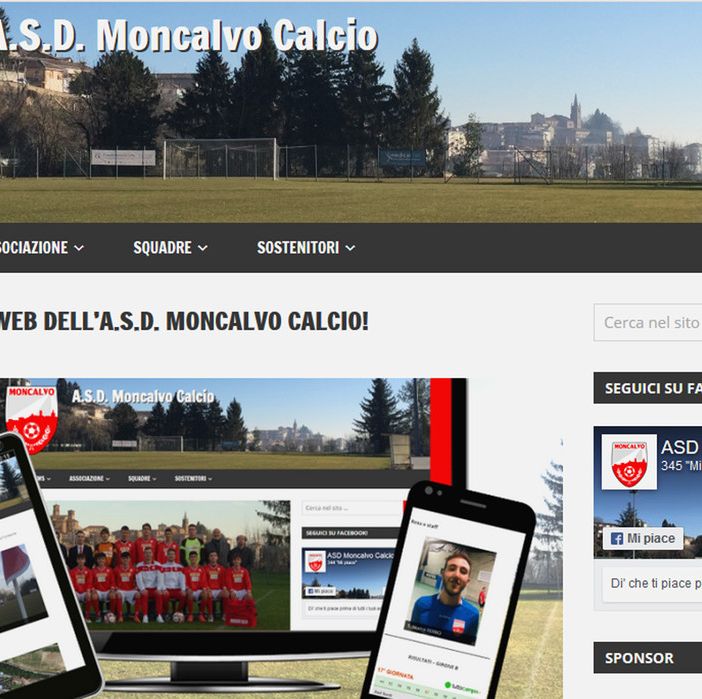 Il Moncalvo calcio scende in campo ma... sul web. Lanciato in queste ore il sito ufficiale www.moncalvocalcio.it