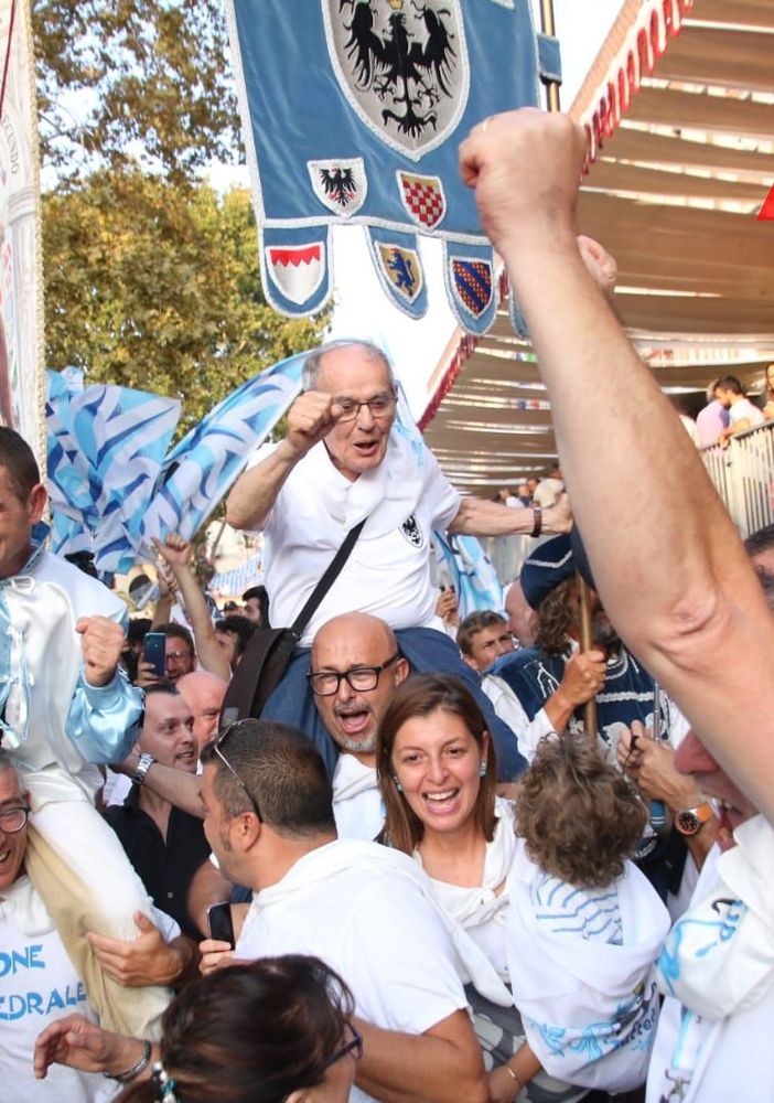 Tutto pronto per la Cena della Vittoria del Rione Cattedrale, vincitore del Palio 2019