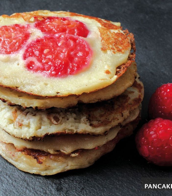MercoledìVeg: oggi prepariamo i deliziosi pancake ai lamponi. Ecco la ricetta