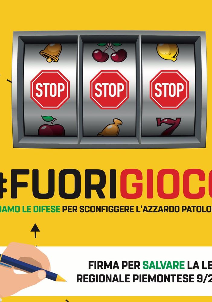 Il Movimento 5 Stelle di Asti in piazza con la petizione “#Fuorigioco – Alziamo le difese per sconfiggere l'azzardo patologico”