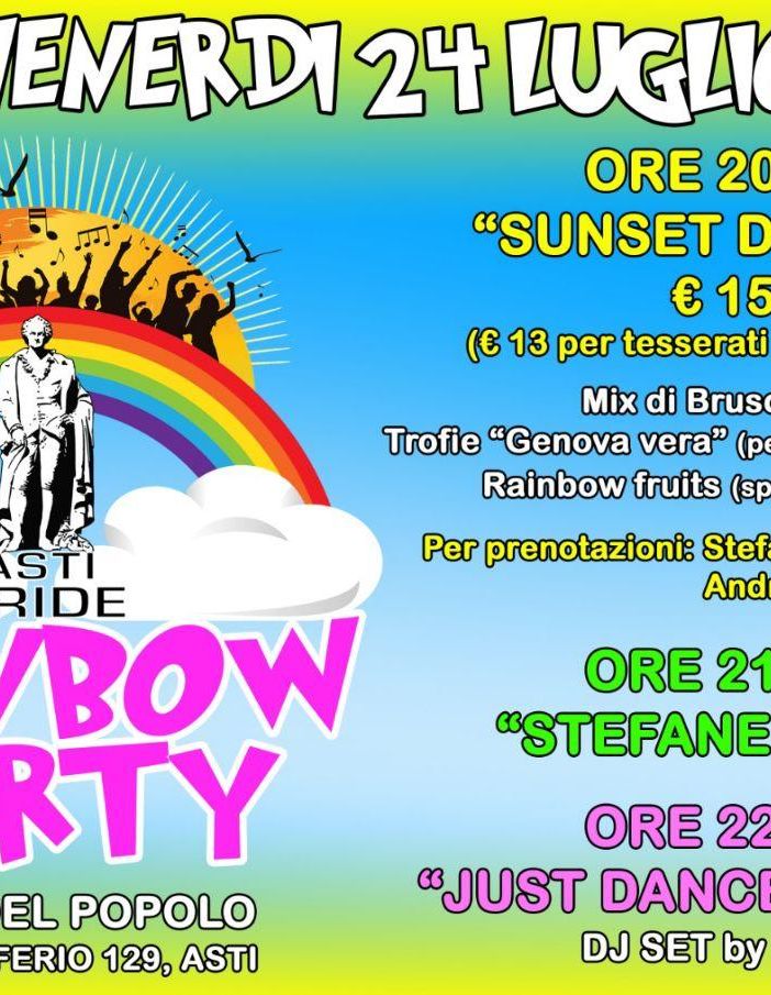 Ecco le nuove iniziative di autofinanziamento messe in campo dall’Asti Pride