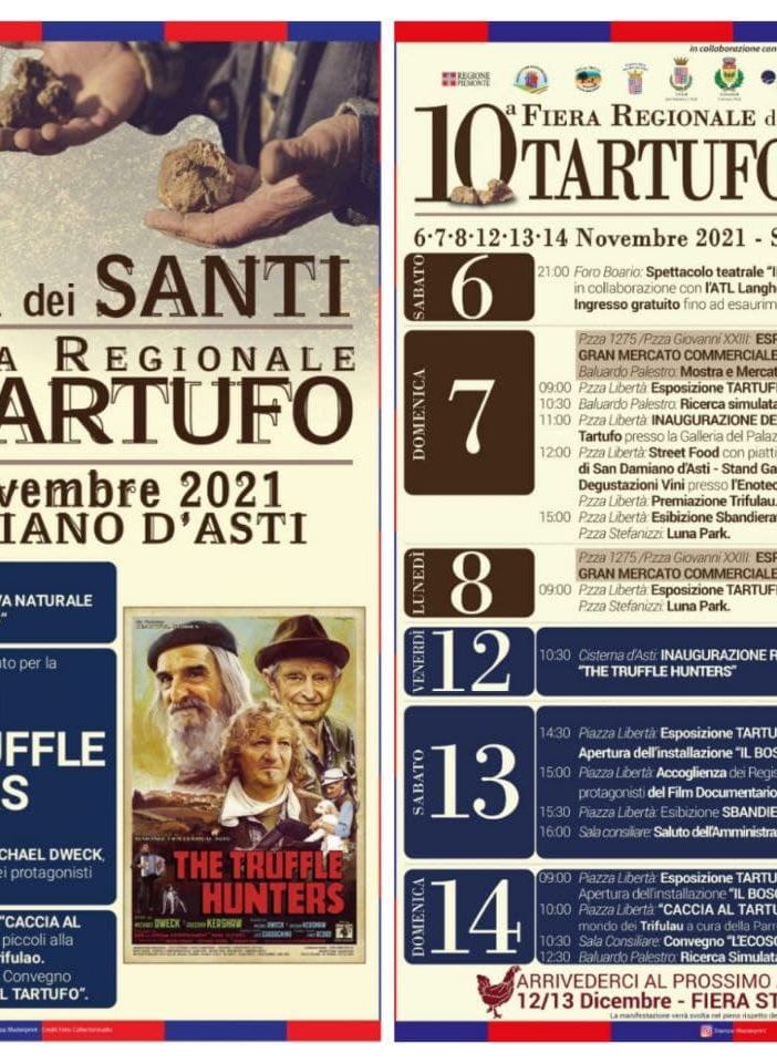 Il programma della Fiera Regionale del Tartufo