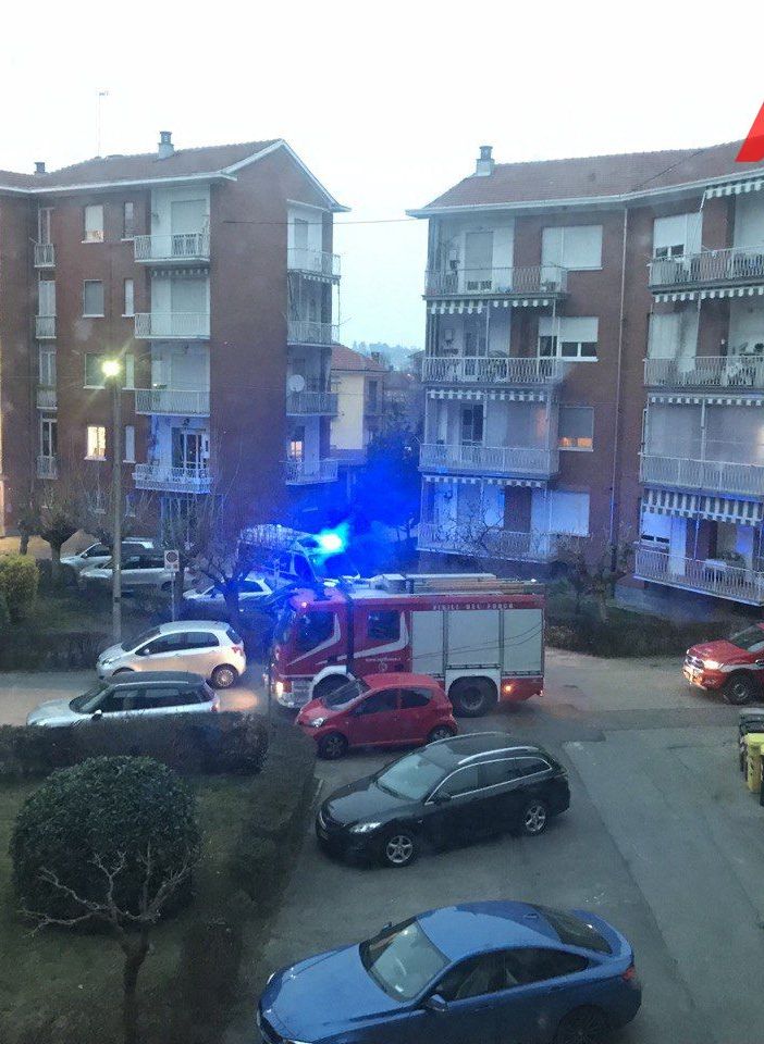 Il soccorso a persona in via Musso