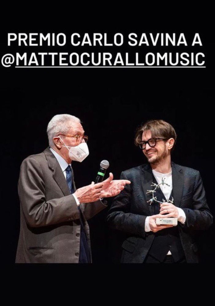 All’astigiano Matteo Curallo il Premio Carlo Savina per l’eccellenza alla musica