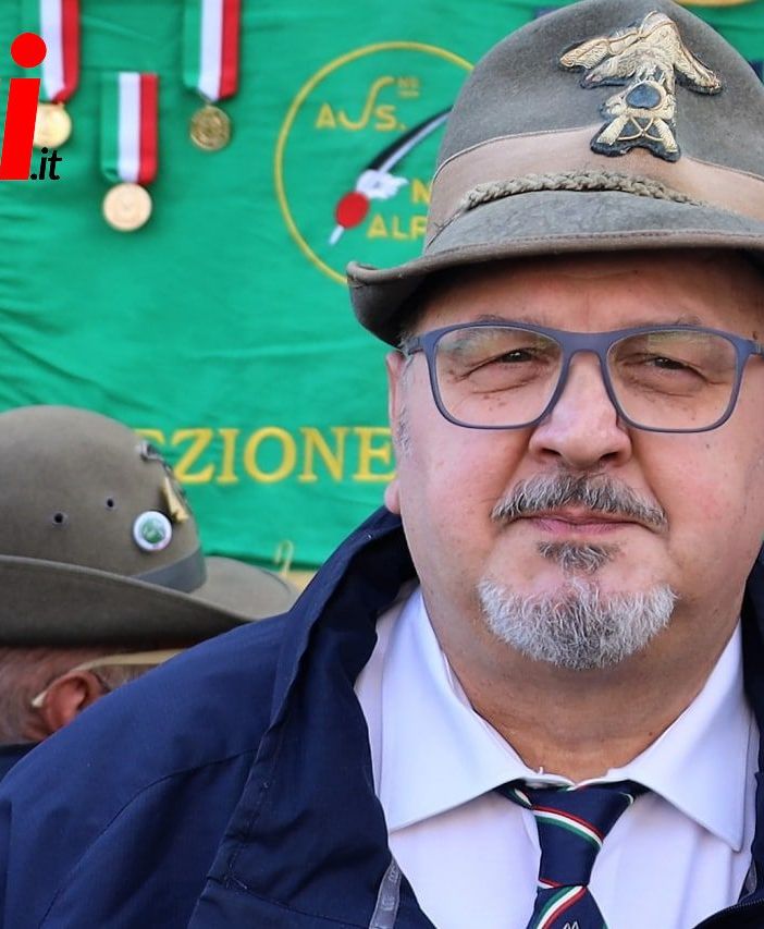 Fabrizio Pighin, presidente ANA Asti, in uno scatto di Merfephoto - Efrem Zanchettin