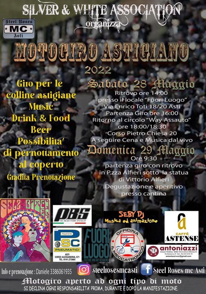 Nel fine settimana arriva il &quot;Motogiro Astigiano&quot;