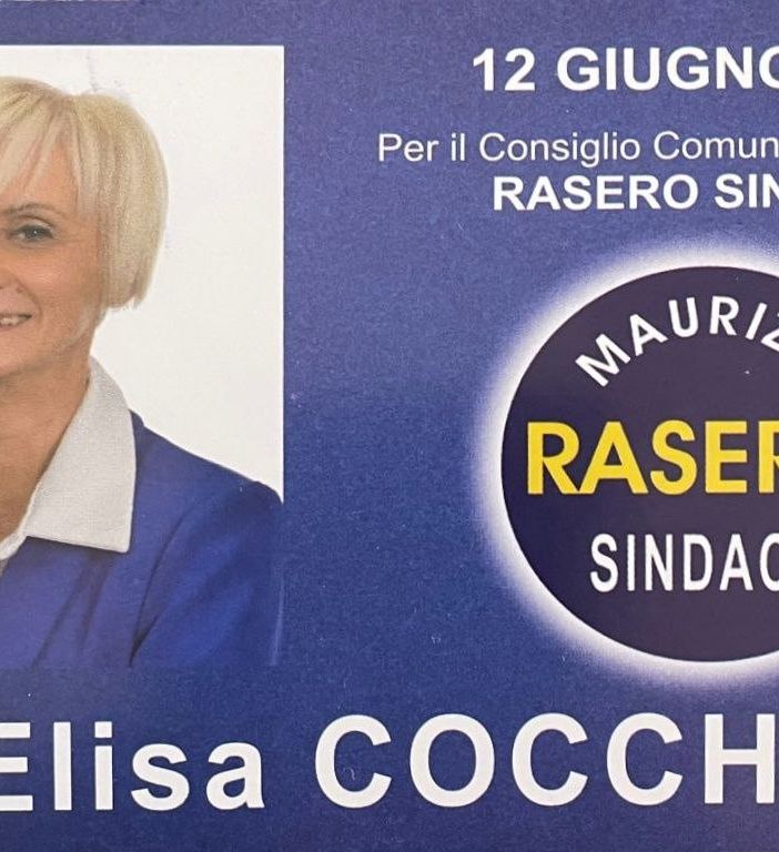 Il 'santino' elettorale di Elisa Cocchi
