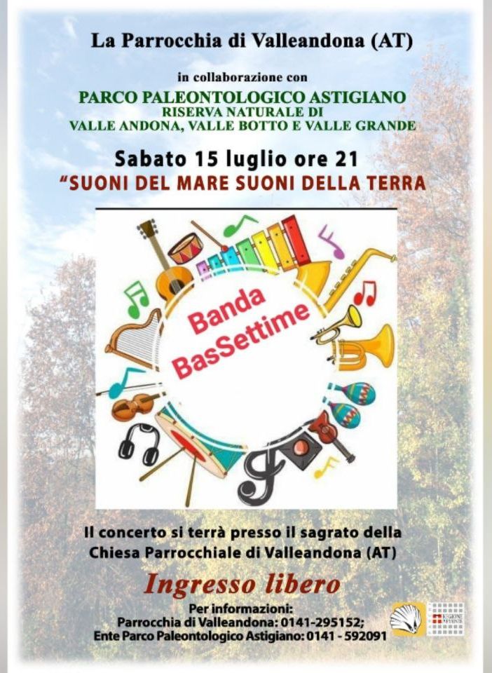 &quot;Suoni dal mare, suoni dalla terra&quot;: la BasSettime sabato in concerto a Valleandona