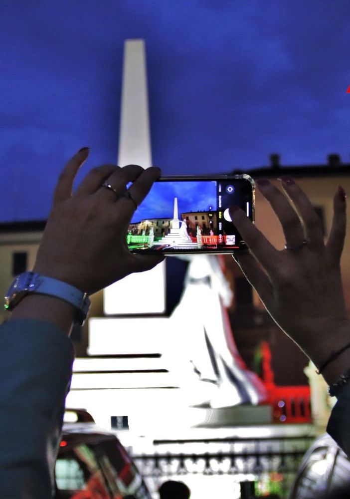 Piazza Roma dove si concluderà la cerimonia
