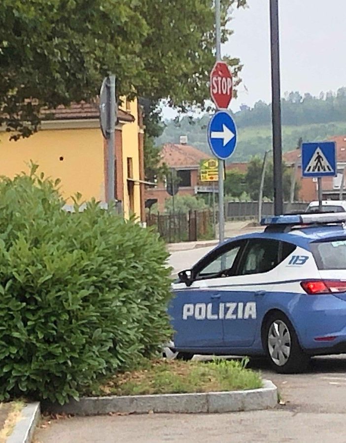 Una Volante della Questura astigiana