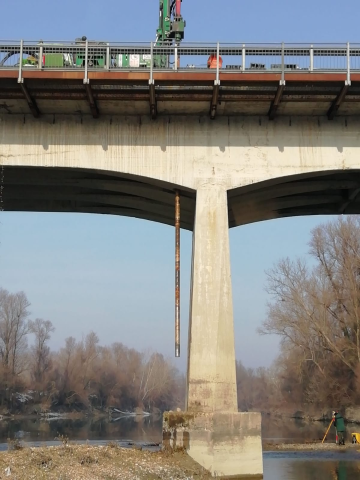 Iniziate le indagini preliminari sul ponte di Rocchetta Tanaro