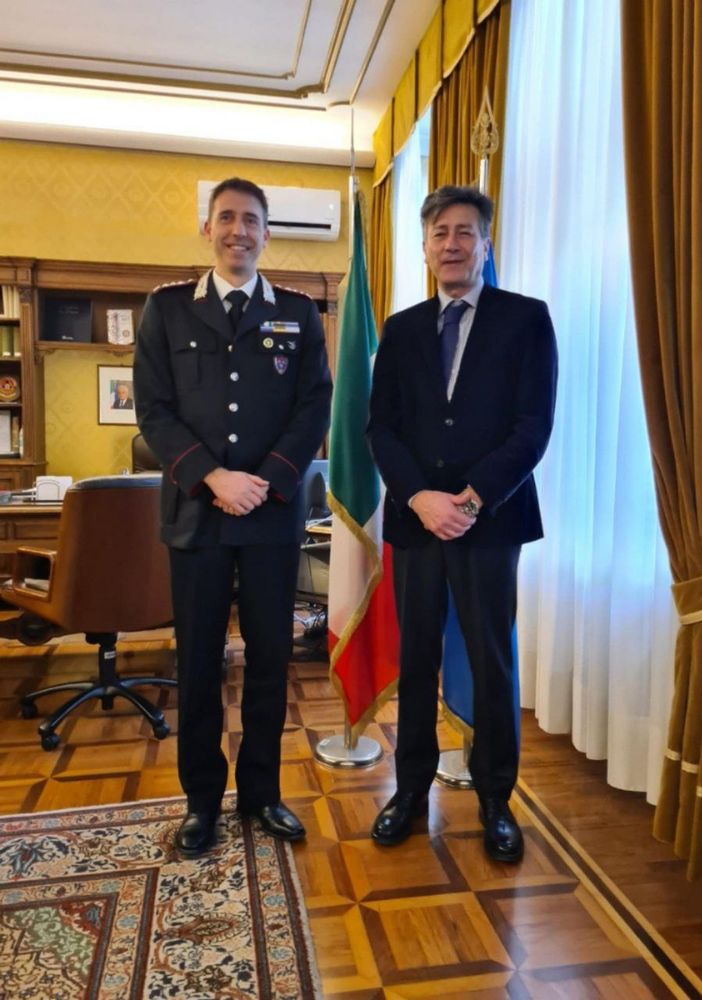 Il nuovo comandante dei carabinieri forestali di Alessandria Asti ha incontrato il prefetto
