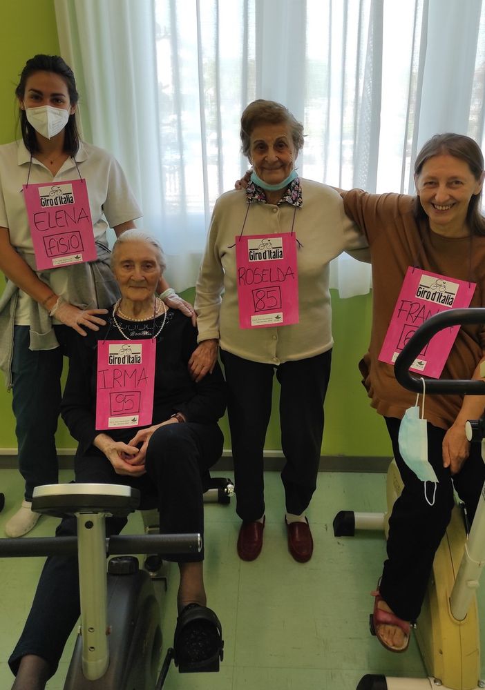 Le coordinatrici del progetto con alcuni ospiti
