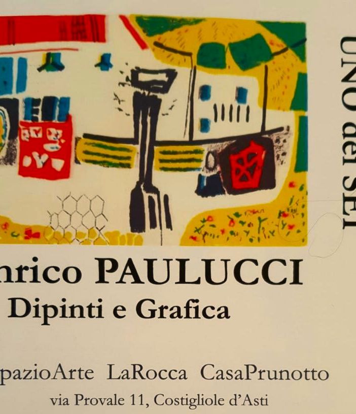 Casa Prunotto, nello Spazio Arte La Rocca, ospita la mostra dell'artista torinese Enrico Paolucci