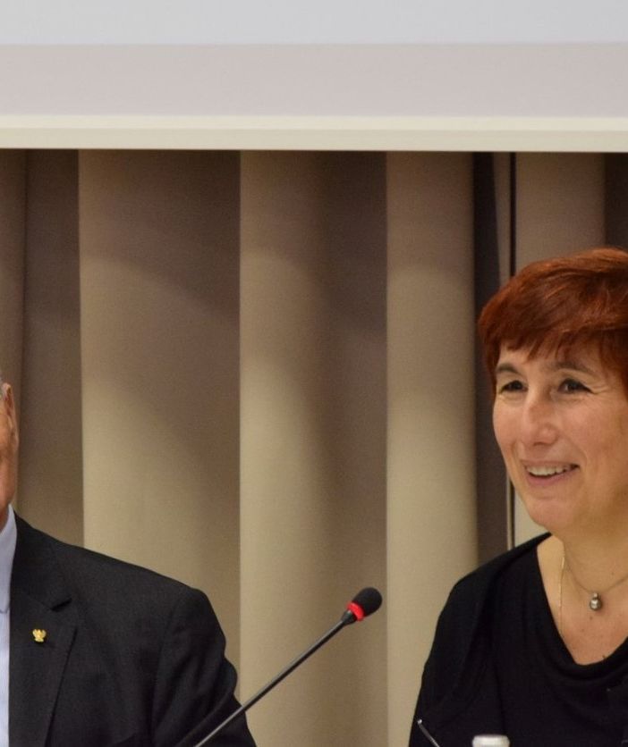Alessandra Faranda Cordella con il Capo della Polizia Gabrielli