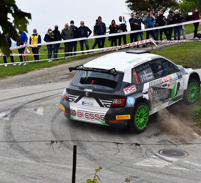 Una delle auto in gara nella scorsa edizione del Rally