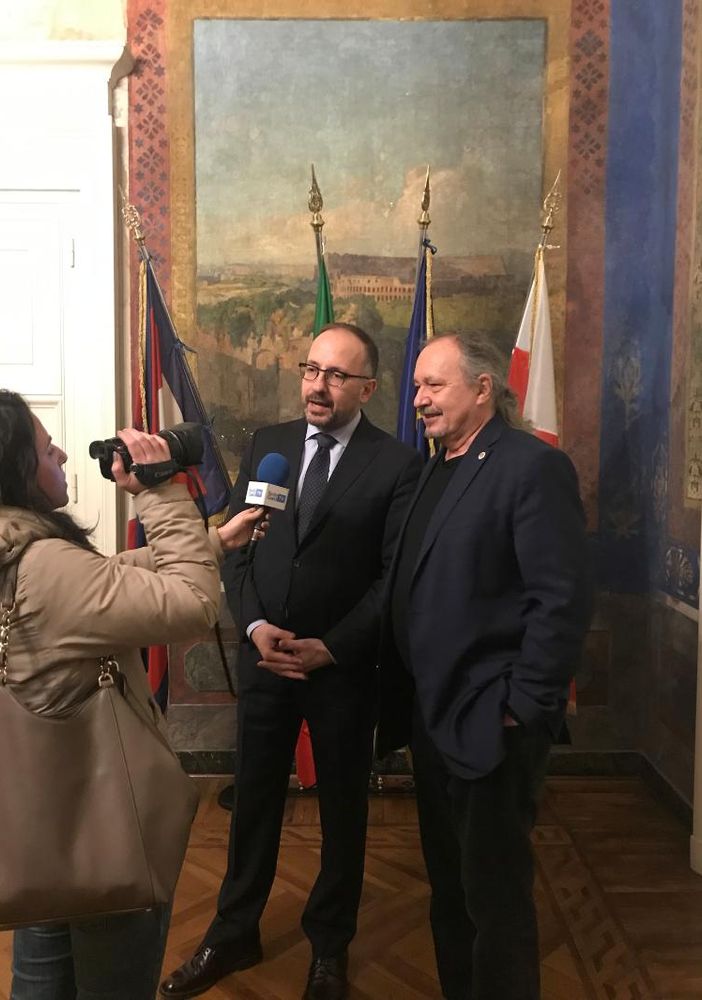 Un momento della serata