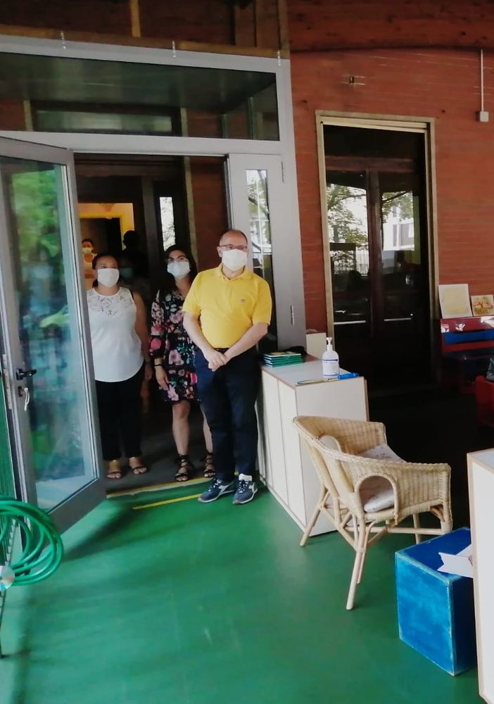 Sindaco e assessore in visita