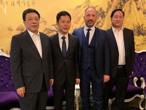 Il sindaco Rasero, durante il recente viaggio in Cina