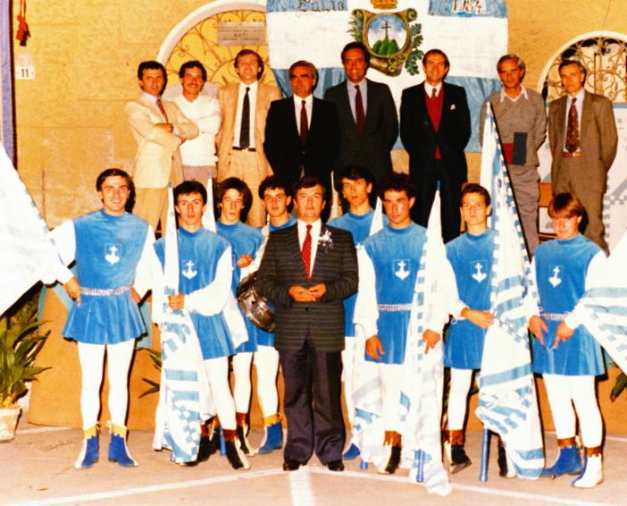 Un'immagine di Rebaudengo per la vittoria al Palio